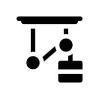 physic glyph icon. Strong and solid icon for websites, mobile interfaces, presentations, and visual branding. High quality and easy to edit. vector
