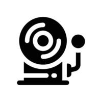 bell glyph icon. Strong and solid icon for websites, mobile interfaces, presentations, and visual branding. High quality and easy to edit. vector