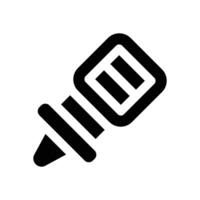 glue glyph icon. Strong and solid icon for websites, mobile interfaces, presentations, and visual branding. High quality and easy to edit. vector