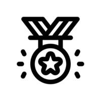 medal line icon. Clean and minimalist icon for websites, mobile apps, presentations, and logos. Fully scalable and customizable for any project. vector
