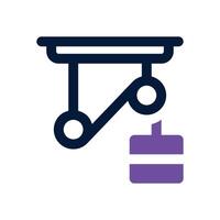 physic dual tone icon. Sleek and modern icon for websites, mobile apps, marketing materials, and corporate design. Fully scalable and ready to use. vector