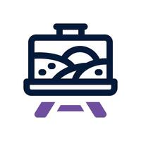 canvas dual tone icon. Sleek and modern icon for websites, mobile apps, marketing materials, and corporate design. Fully scalable and ready to use. vector
