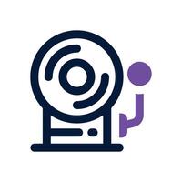 bell dual tone icon. Sleek and modern icon for websites, mobile apps, marketing materials, and corporate design. Fully scalable and ready to use. vector