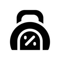 weigh scale glyph icon. Strong and solid icon for websites, mobile interfaces, presentations, and visual branding. High quality and easy to edit. vector
