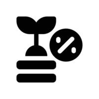 deviden glyph icon. Strong and solid icon for websites, mobile interfaces, presentations, and visual branding. High quality and easy to edit. vector