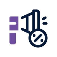 megaphone dual tone icon. Sleek and modern icon for websites, mobile apps, marketing materials, and corporate design. Fully scalable and ready to use. vector