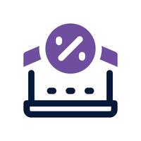 house taxes dual tone icon. Sleek and modern icon for websites, mobile apps, marketing materials, and corporate design. Fully scalable and ready to use. vector