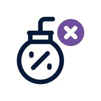 bomb tax dual tone icon. Sleek and modern icon for websites, mobile apps, marketing materials, and corporate design. Fully scalable and ready to use. vector