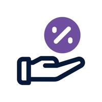 rate taxes dual tone icon. Sleek and modern icon for websites, mobile apps, marketing materials, and corporate design. Fully scalable and ready to use. vector