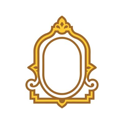 Elegant Bedroom featuring Gold Plated Mirror