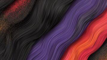 Abstract flowing waves of vibrant colors creating a dynamic visual texture for design use photo