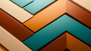 Abstract geometric pattern featuring layered colors and shapes, creating a modern aesthetic photo