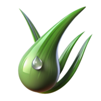 magnificent modern A close-up of a dewdrop on a blade of grass, macro photography, reflective surface high resolution png