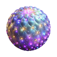 vibrant abstract A field of shimmering, iridescent particles, illuminated by a bright, sparkling light, with a magical, ethereal style high resolution png