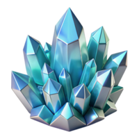 extraordinary vintage A cluster of crystalline structures in cool, icy hues, reflecting a sharp, specular light, with a futuristic, geometric style 4K png