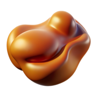 vibrant traditional A fluid, amorphous shape in warm, earthy tones, bathed in a soft, ambient light, with a surreal, organic style high quality png
