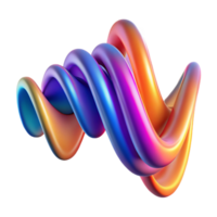 extraordinary contemporary Abstract representation of sound waves, visualized as vibrant ribbons of color, with a dynamic, flowing movement and soft focus exclusive png