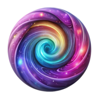 elegant minimalist A vortex of swirling galaxies and nebulae, depicted in vibrant cosmic colors, with a sense of depth and vastness, rendered in a painterly style 4K png