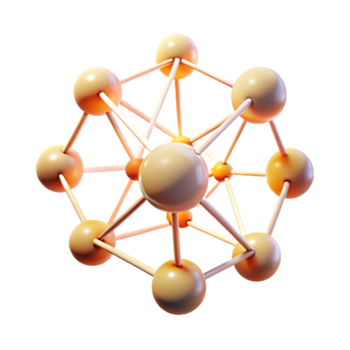 dramatic modern Abstract depiction of human connection, visualized as interconnected webs of light, with a warm, inviting glow and soft focus high resolution png