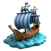 stunning creative A Phoenician ship sailing on a stormy sea, dark and dramatic lighting, realistic style, detailed png
