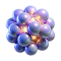 stunning vintage A cluster of luminous orbs, pulsating with energy, with a mystical, ethereal aesthetic and soft, diffused lighting professional png