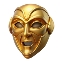 wonderful rustic A close-up of a Thracian gold mask, intricate details, soft lighting, realistic style, authentic png