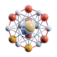 stunning rustic Abstract representation of human thought, visualized as a network of interconnected concepts and ideas, with a dynamic, evolving aesthetic genuine png