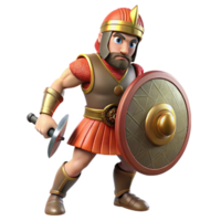 extraordinary minimalist An ancient Albanian warrior with a shield, defensive stance, dramatic lighting, realistic style, authentic png