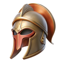 vibrant contemporary A close-up of an ancient Macedonian helmet, intricate details, soft lighting, realistic style, genuine png