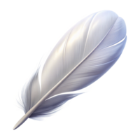 stunning minimalist A floating feather, white and delicate, soft ambient light, gentle motion blur, minimalist ethereal style high resolution png