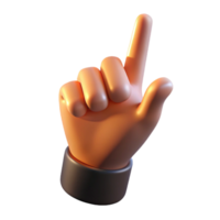 vibrant minimalist A human finger pointing upwards, realistic rendering, dramatic spotlight from above, minimalist gesture study 4K png