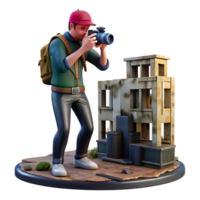 magnificent abstract Urban explorer photographing abandoned buildings, gritty aesthetic, urban decay theme, low-key lighting detailed png
