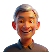serene classic Portrait of an elderly man with deep wrinkles and a kind smile, illuminated by warm candlelight, in a hyperrealistic style genuine png