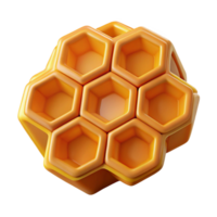 serene abstract A close-up of a bee's honeycomb, intricate geometric patterns, macro photography style original png