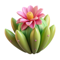 serene rustic A close-up of a cactus flower, blooming in the desert sun. Desert photography style high quality png