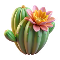 dramatic classic A close-up of a cactus flower, blooming in the desert sun. Desert photography style professional png