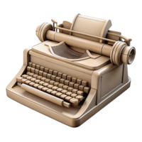 dramatic creative A line drawing of a vintage typewriter, intricate details, cross-hatching shading, technical illustration style original png
