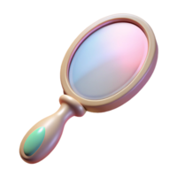 serene abstract A pastel drawing of a vintage hand mirror, soft, delicate colors, diffused natural lighting, impressionism style exclusive png