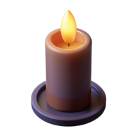 serene rustic A single, flickering candle illuminating a dark and cramped room, claustrophobic and unsettling, warm candlelight original png