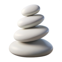vibrant vintage Three stacked, smooth, white pebbles, gradually increasing in size, illuminated by a sharp, directional light from the right. Minimalist composition detailed png