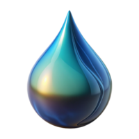 magnificent creative A single, falling drop of ink in water, creating intricate patterns, illuminated by a backlight. Minimalist fluid art high quality png