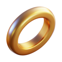elegant creative A thin, gold ring resting on a smooth, white surface, lit by a soft, ambient glow. Minimalist aesthetic professional png