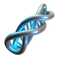 Maravilhoso criativo uma dna Duplo hélice composto do brilhando fibra ótico cabos, iluminado de uma macio, bioluminescente luz, rendido dentro uma científico, realista estilo detalhado png