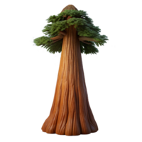 impressive artistic A giant sequoia tree, its bark textured and ancient, reaching towards a starry night sky. Photorealistic style detailed png