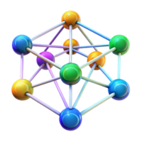 extraordinary modern A network of interconnected nodes pulsating with data streams, illuminated by dynamic, shifting RGB lighting, rendered in an abstract, data visualization style detailed png