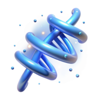 magnificent rustic A DNA strand visualized as a swirling helix of glowing particles, illuminated by a soft, blue light, in a scientific illustration style 4K png