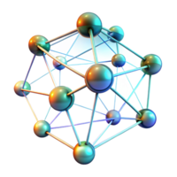 beautiful rustic A network of interconnected nodes pulsating with data streams, illuminated by dynamic, shifting RGB lighting, rendered in an abstract, data visualization style professional png