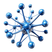 dramatic contemporary A complex network of interconnected neurons, firing electrical impulses, in a neuroscience art style high resolution png