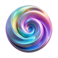 elegant artistic A swirling vortex of iridescent, oil-slick colors, illuminated by a soft, ethereal glow, in a painterly style high resolution png