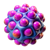 beautiful traditional A microscopic view of cellular structures, rendered in vibrant, fluorescent colors, biological art style high resolution png